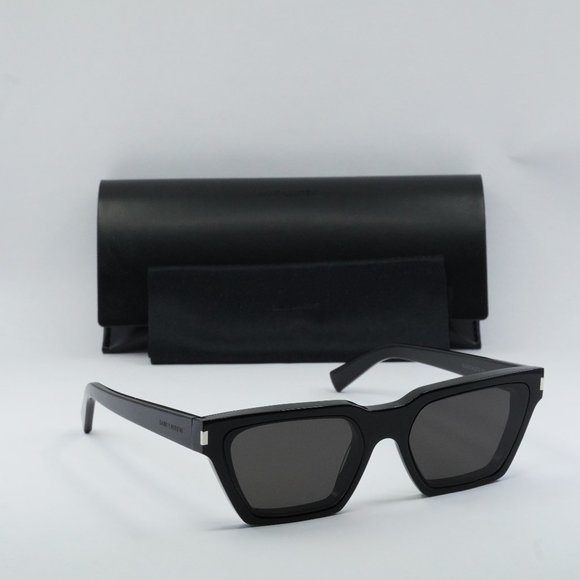 FINAL PRICE NEW SAINT LAURENT SL633 CALISTA 001 BLACK CAT EYE SUNGLASSES - Picture 15 of 15